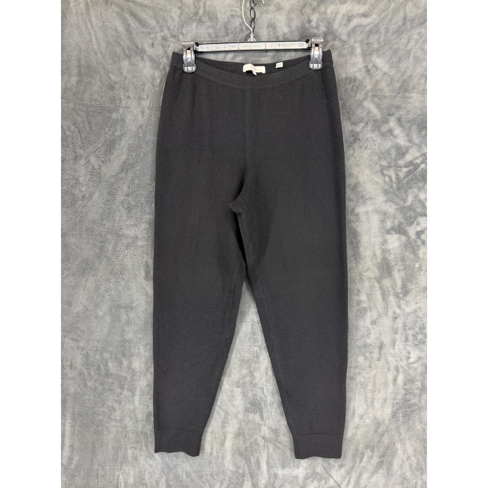 VINCE Black Merino Wool‎ Cashmere Blend Knit Jogger Pants Womens XS
